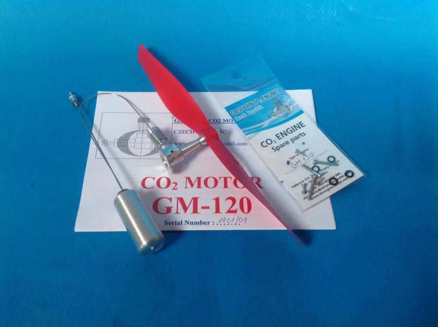 Gasparin's GMOT GM 120 Single Cylinder Co2 Airplane Engine